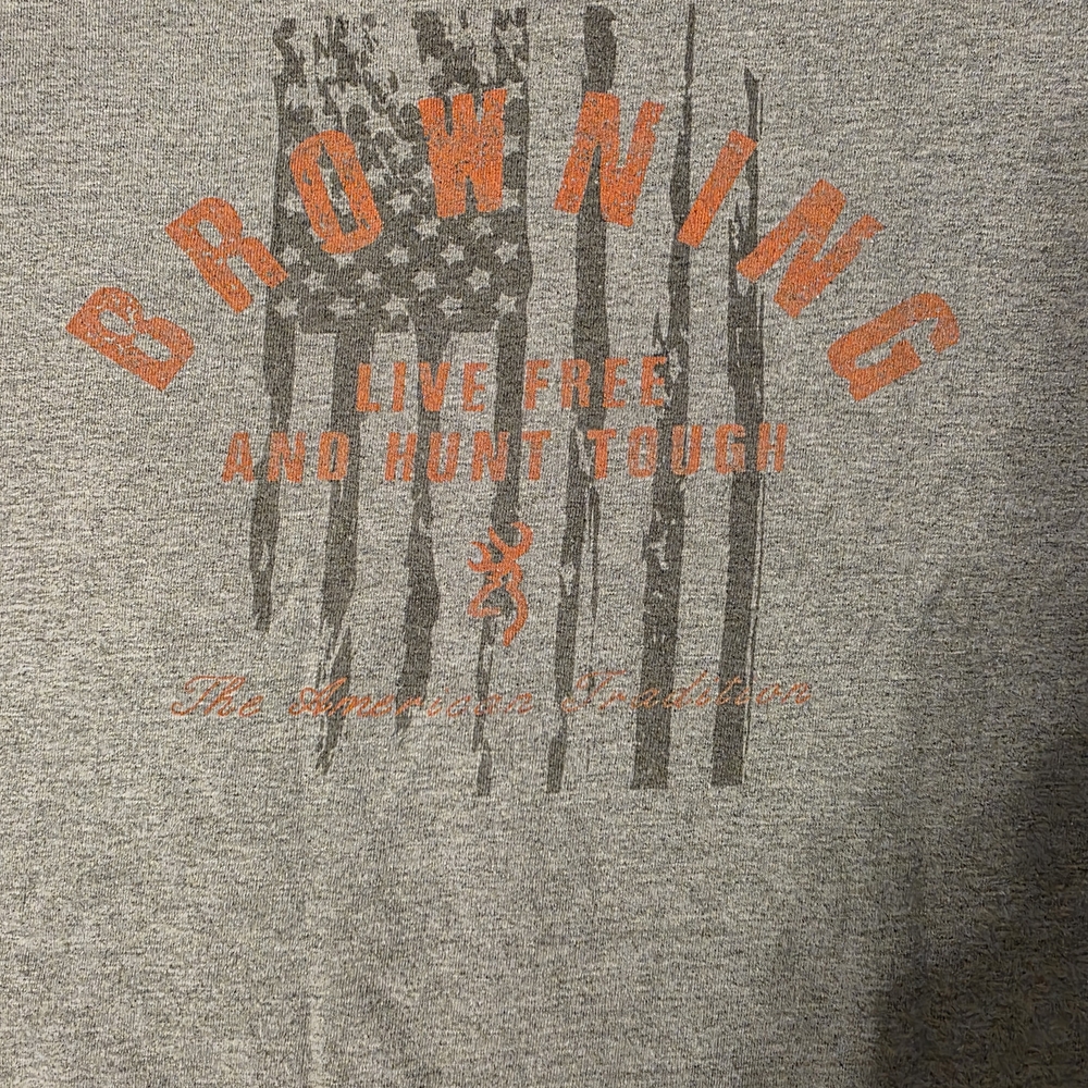 Browning Heather Gray T-Shirt